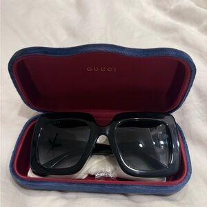Gucci oversized black Sunglasses GG0328S